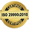 ISO 29990:2010 Certified Firm